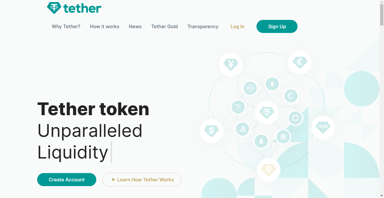 Tether Crypto Best List Home Page