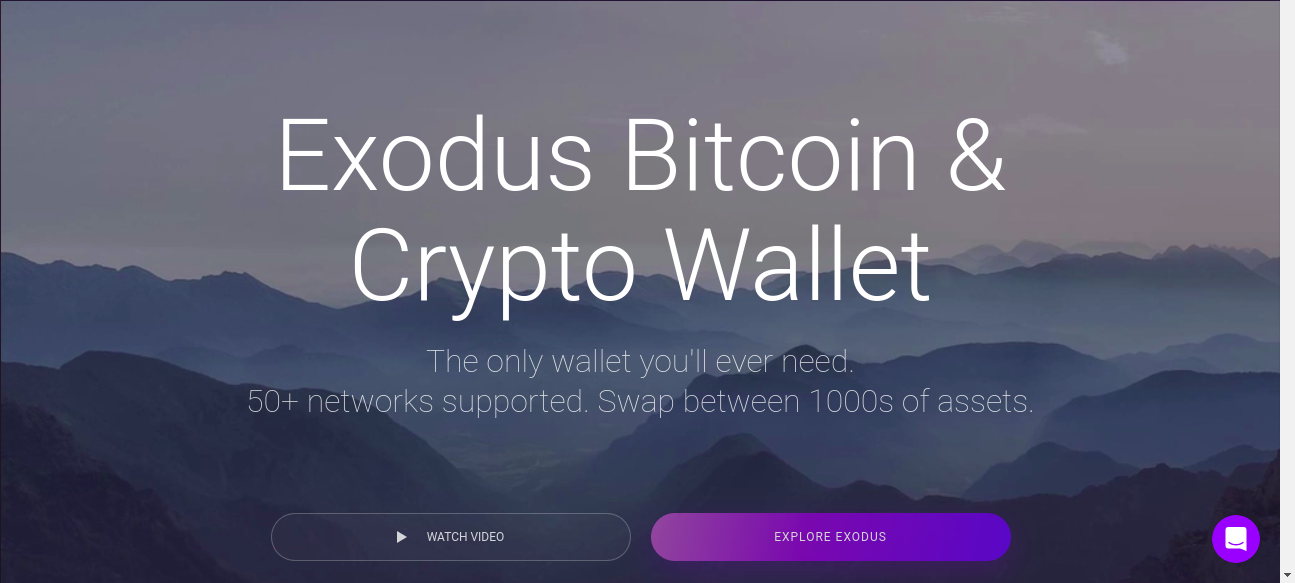 Exodus Crypto Best List Home Page