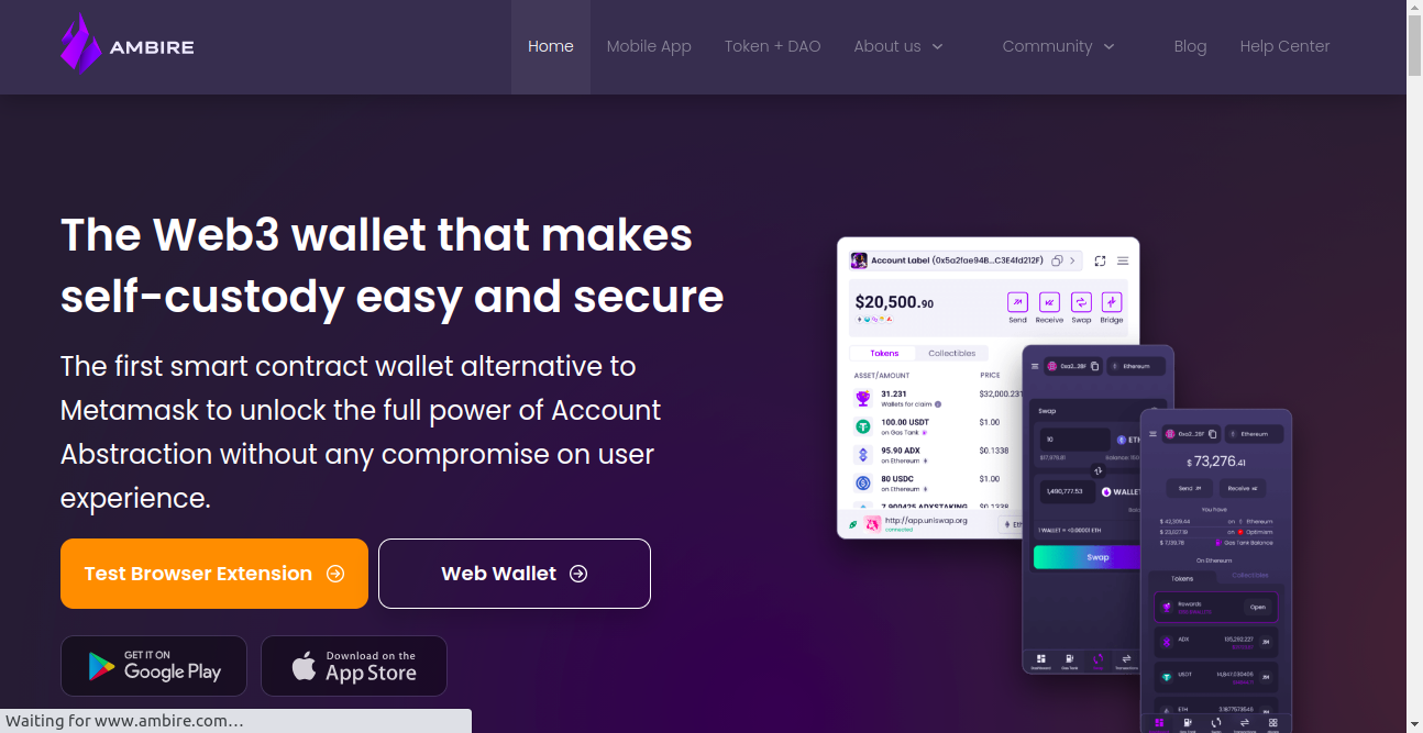Ambire Wallet Crypto Best List Home Page