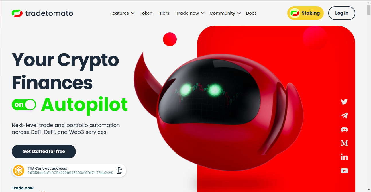 Tradetomato Crypto Best List Home Page