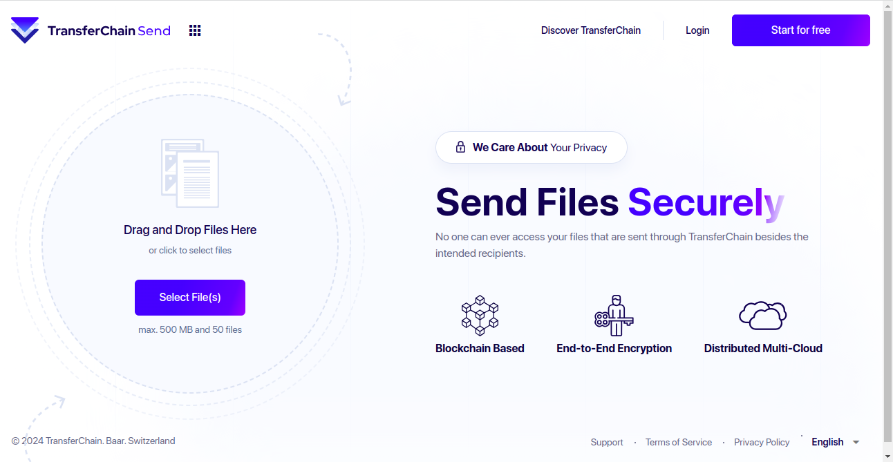 TransferChain Crypto Best List Home Page