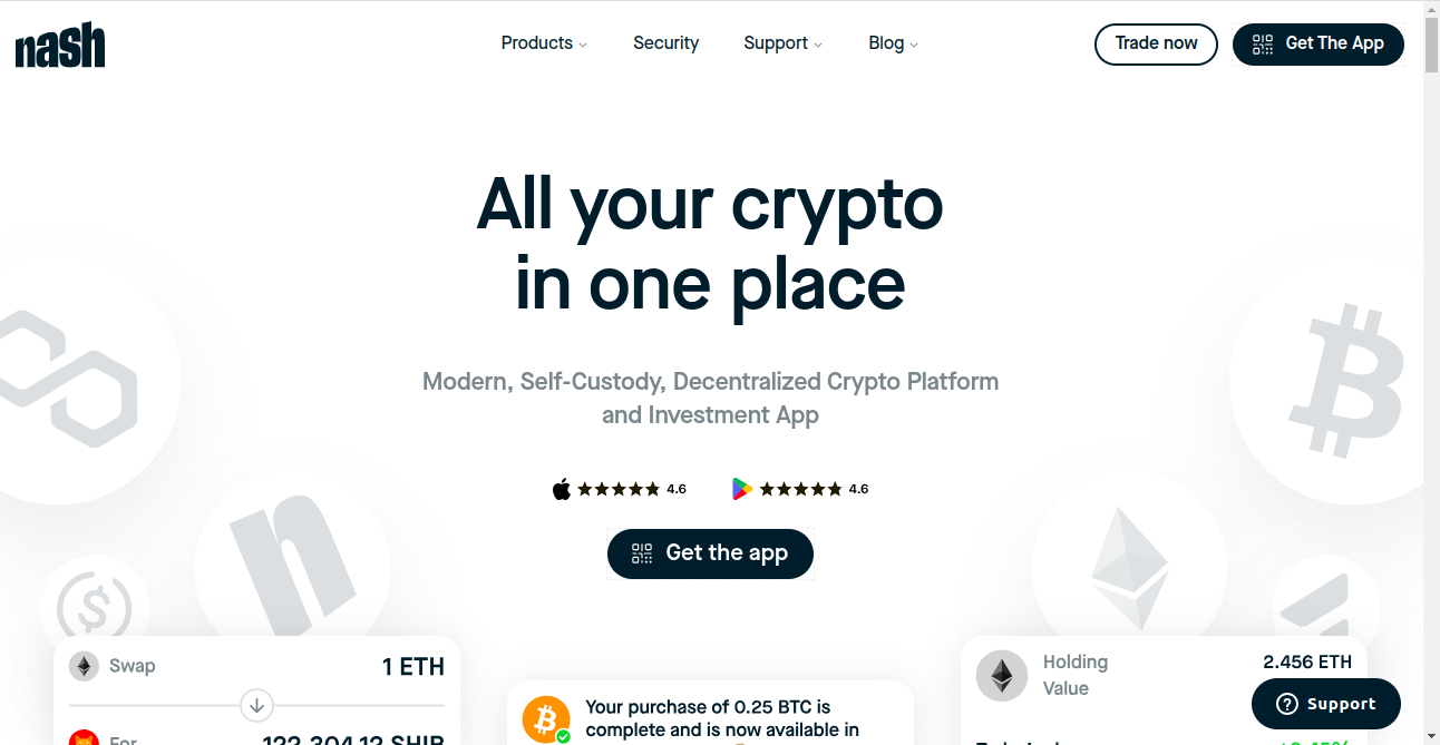 Nash Crypto Best List Home Page