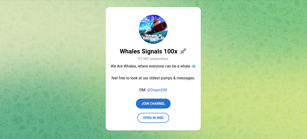 Whales Signals 100x Crypto Best List Home Page