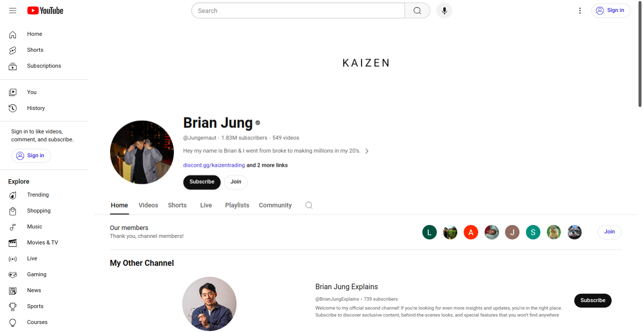Brian Jung Crypto Best List Home Page