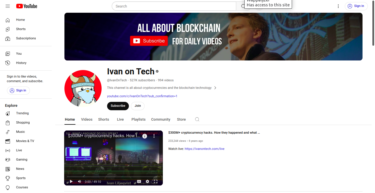 Ivan on Tech Crypto Best List Home Page