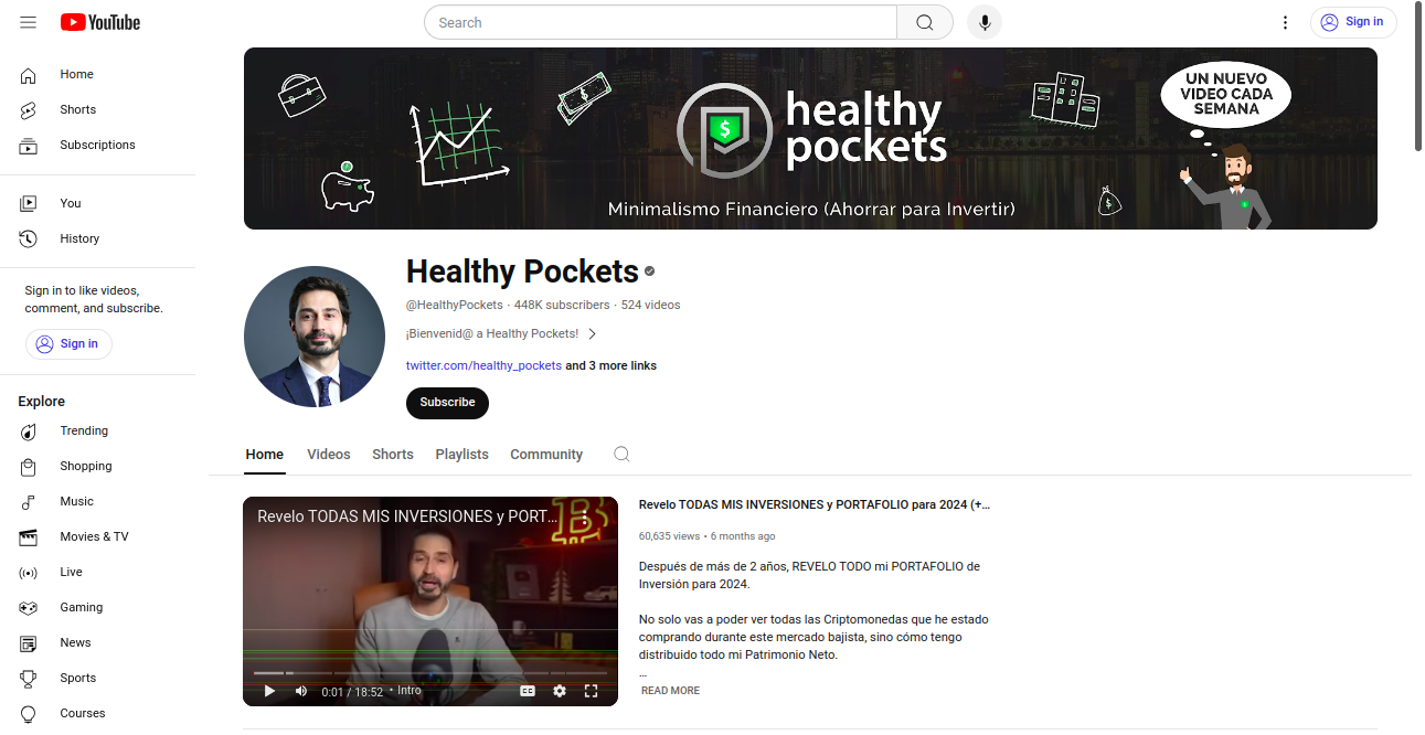 Healthy Pockets Crypto Best List Home Page