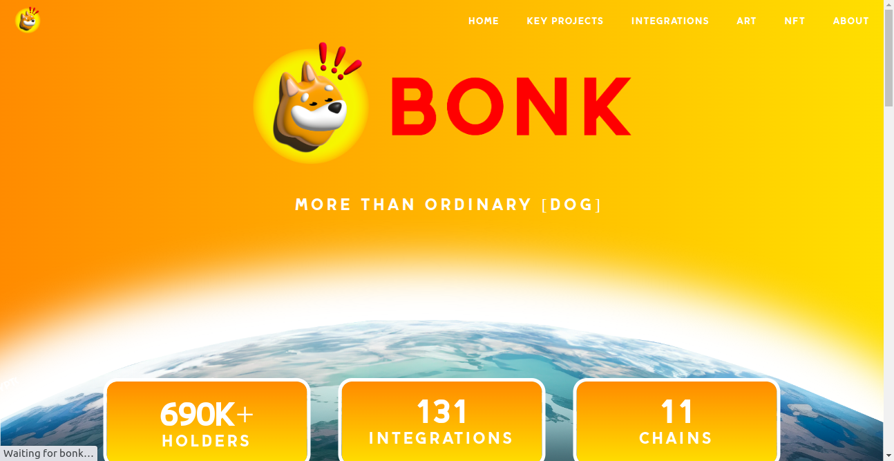 Bonk Crypto Best List Home Page